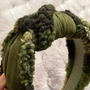 Anthropologie Suede Headband